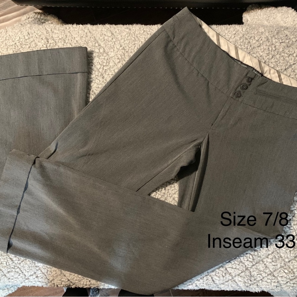 Gray dress pants